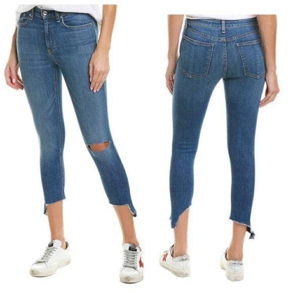 NWT Rag & Bone Jeans Nina High Rise Ankle skinny Jeans, Size 31